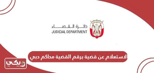 الاستعلام عن قضية برقم القضية محاكم دبي