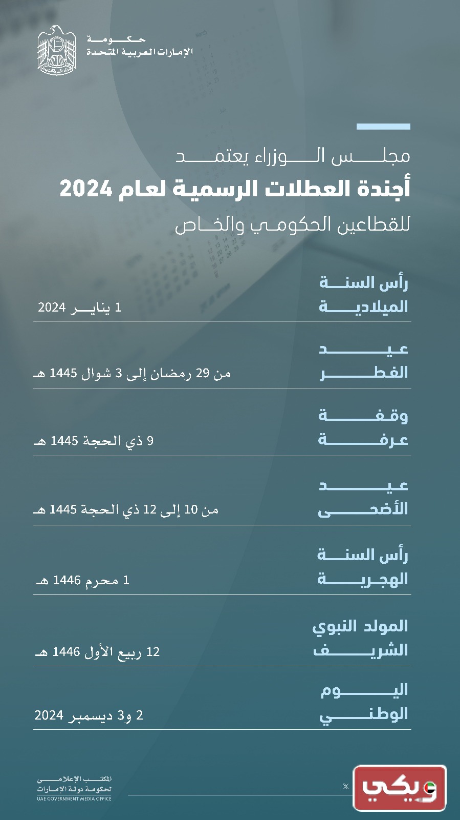 اجازة عيد الاضحى للبنوك الامارات