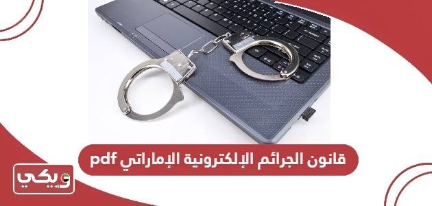 قانون الجرائم الإلكترونية الإماراتي pdf